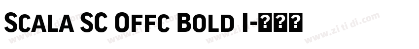 Scala SC Offc Bold I字体转换 Scala SC Offc Bold I字体转换